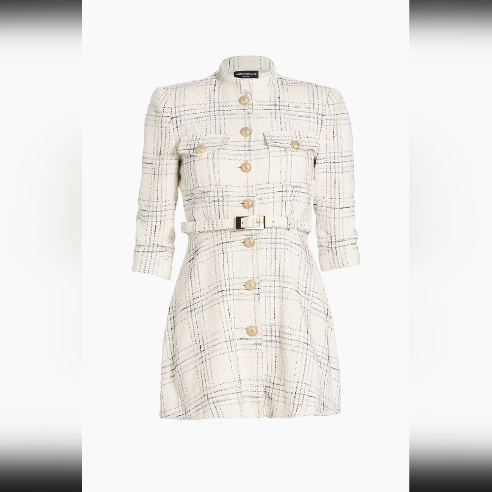 This Generation Love Tweed minidress, Size Medium